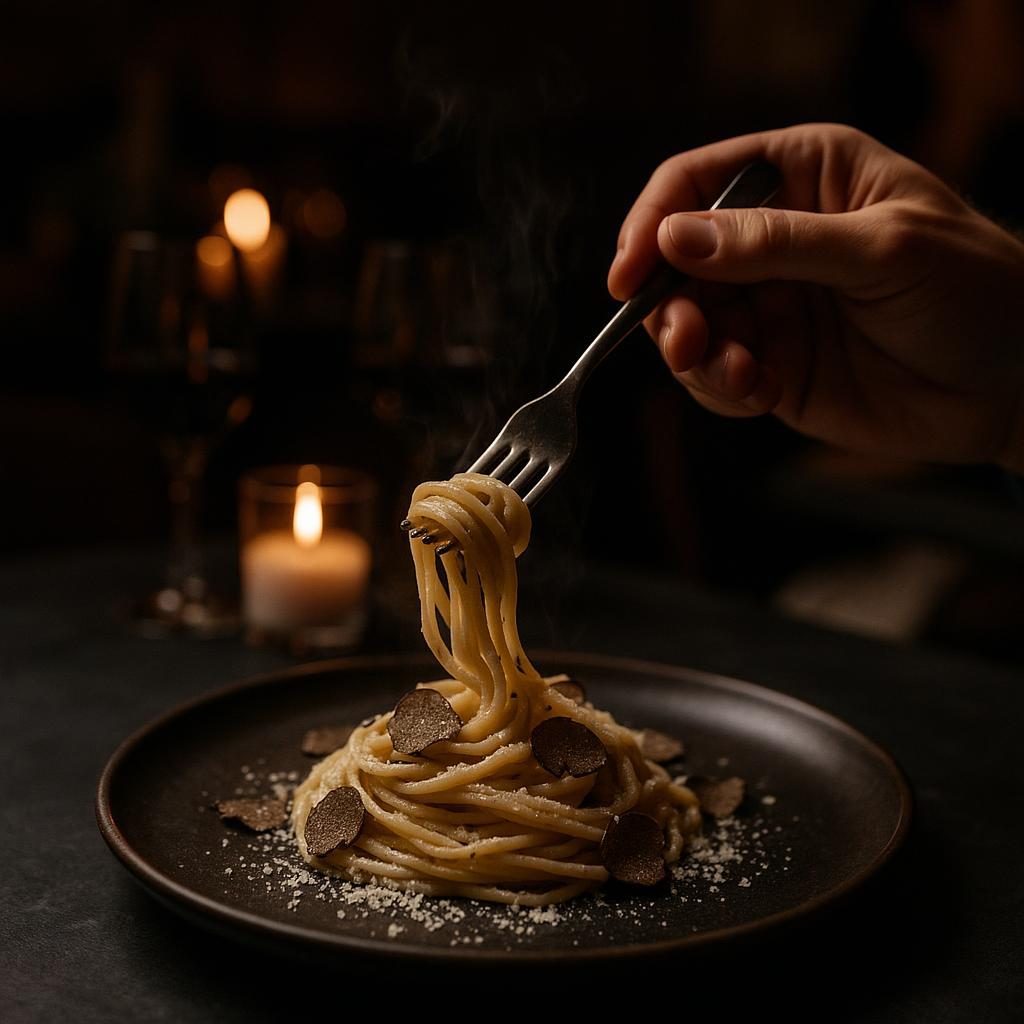 Spaghetti al tartufo